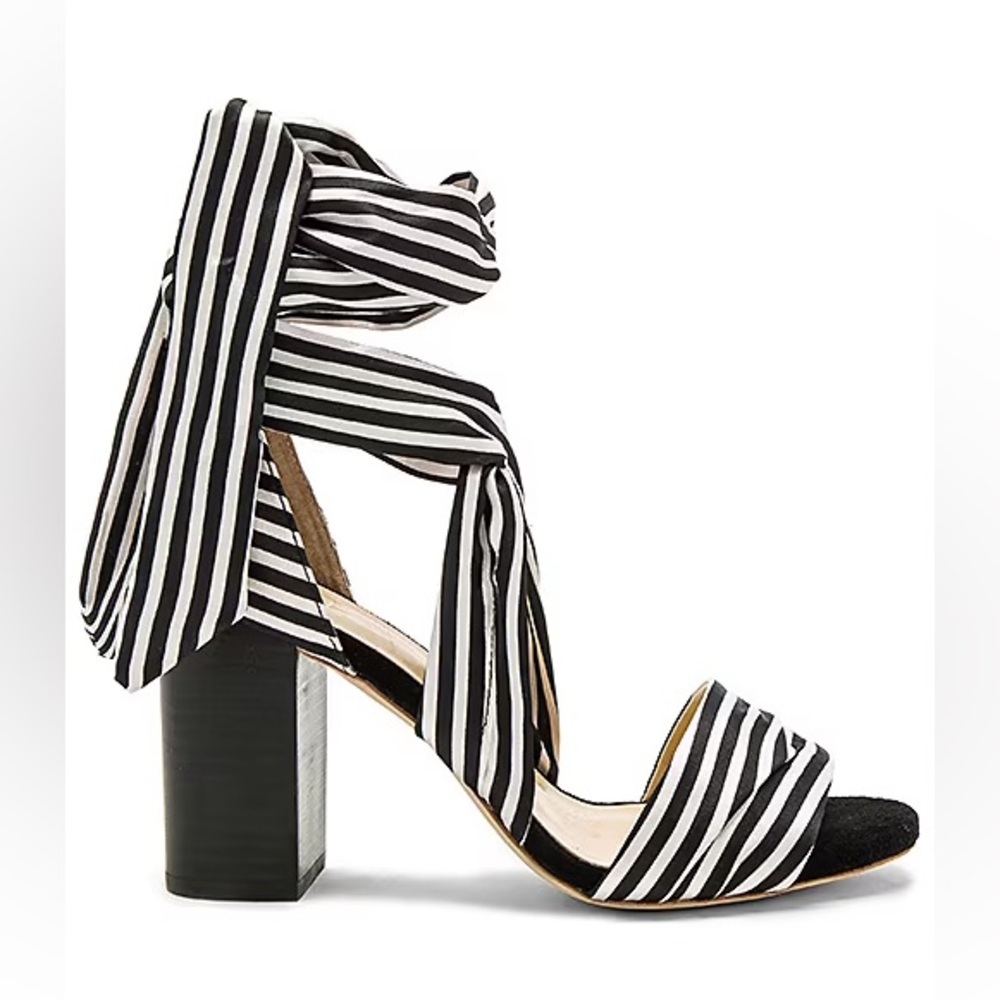 RAYE Maggie Heel in Black Stripe